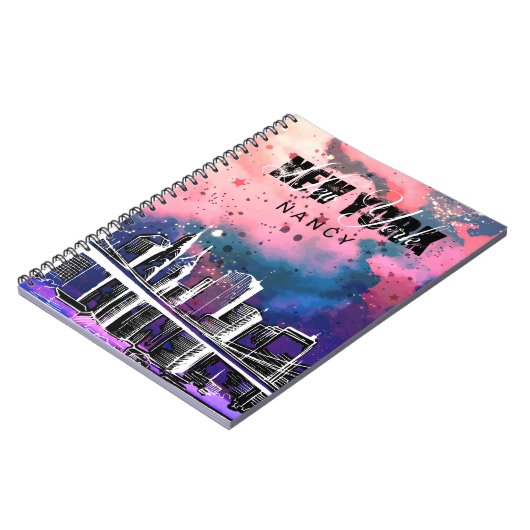 Monogram, Schets, New York Skyline Notitieboek (Linkerzijde)