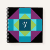 Monogram Schuur Quilt Recept Boek (Voorkant)