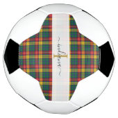 Monogram Script Nom Clan Buchanan Tartan à Carreau (Tourné)