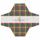 Monogram Script Nom Clan Buchanan Tartan à Carreau (Plat)