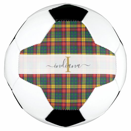 Monogram Script Nom Clan Buchanan Tartan à Carreau (Devant)