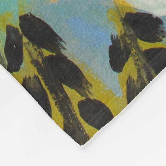 Monogram | Secret Garden Floral III Fleece Deken (Hoek)