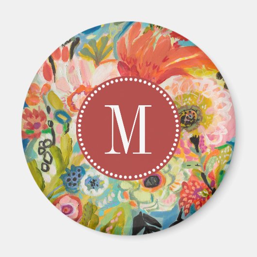 Monogram | Secret Garden Floral III Magneet (Voorkant)