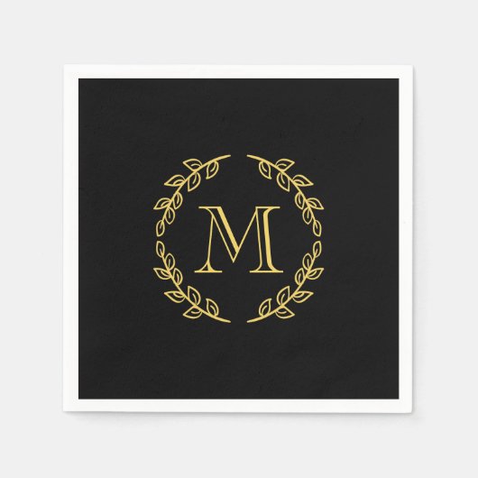  monogram servet (Voorkant)