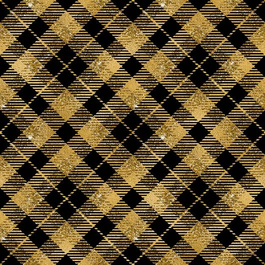 Monogram servetten Elegant Zwart Goud Cocktail Kun