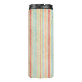 Monogram Shabby Stripes Thermosbeker (Achterkant)