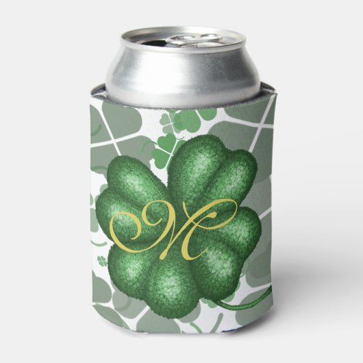 Monogram Shamrock Blikjeskoeler (Blikje Voorkant)