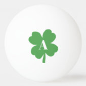 Monogram Shamrock Irish Pattern Pingpongballen (Voorkant)
