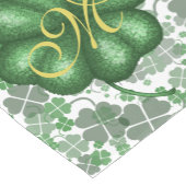 Monogram Shamrock Table Runner Korte Tafelloper (Hoek)