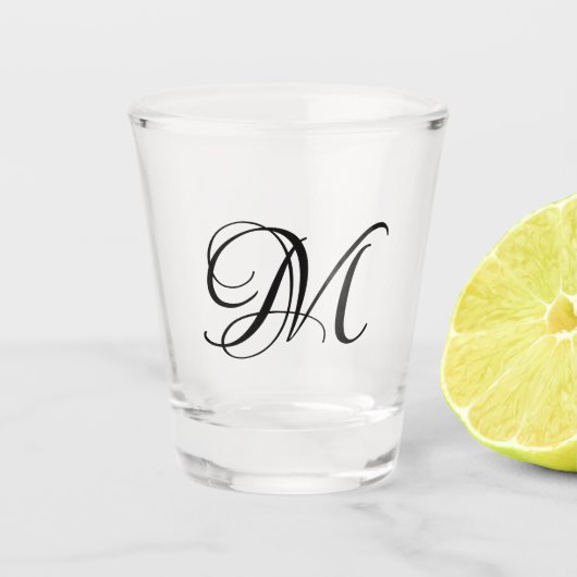 Monogram Shot Glas (Voorkant)