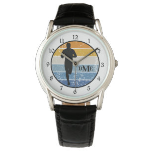 Monogram Silhouette Runner Retro Horloge