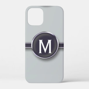 Monogram Silver Foil Schrijfbriefje iPhone 12 Mini Hoesje