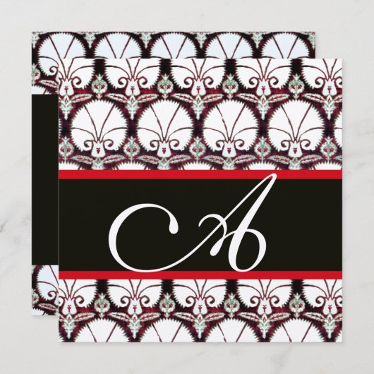 MONOGRAM Silver Kaart (Voorkant / Achterkant)