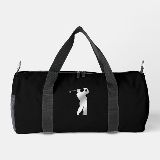 Monogram Silver Silhouette Golfer Plunjezak (Achterkant)