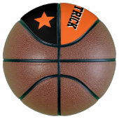 Monogram Sinaasappel en zwart Basketbal (Rechts)