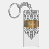 Monogram Sleutelhanger aan twee zijden (Voorkant Links)