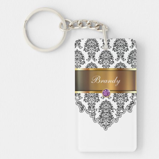 Monogram Sleutelhanger aan twee zijden (Voorkant)