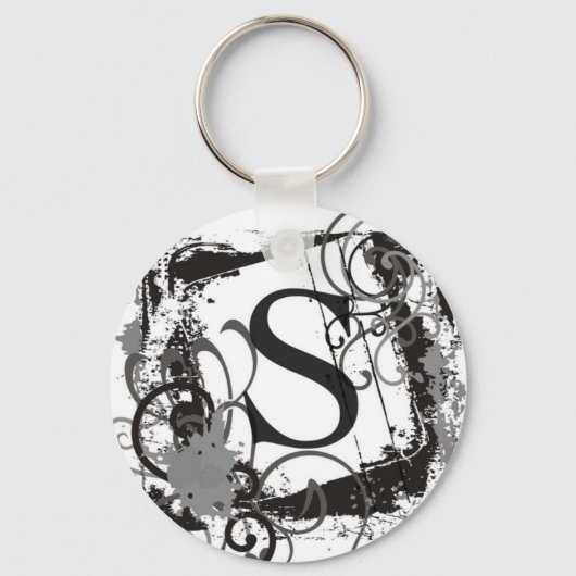 Monogram Sleutelhanger "S" (Voorkant)