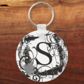Monogram Sleutelhanger "S" (Voorkant)