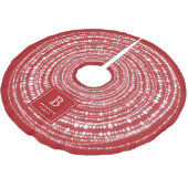 Monogram smeedbaar met kerst en helderheid kerstboom rok (Gekanteld)