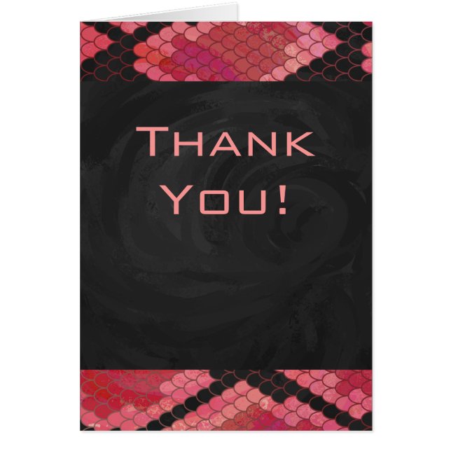 Monogram Snake Black en Red Print (Voorkant)