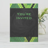 Monogram Snake Green en Black Kaart (Staand voorkant)