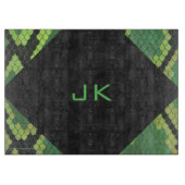 Monogram Snake Green en Black Snijplank (Voorkant)