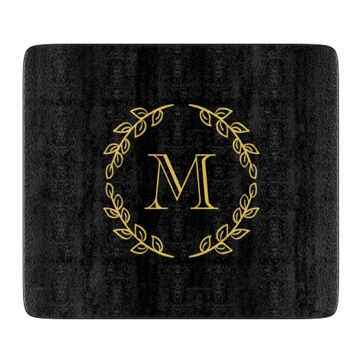  monogram snijplank (Voorkant)