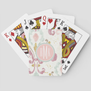 Monogram Soft Deco-patroon Pokerkaarten