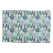 Monogram | Soft Patel Cactus Pattern Kussensloop (Achterkant-Links)