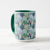 Monogram | Soft Patel Cactus Pattern Mok (Voorkant links)