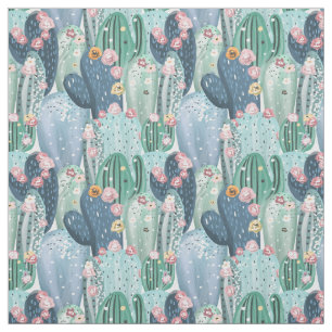 Monogram Soft Patel Cactus Pattern Stof