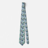 Monogram | Soft Patel Cactus Pattern Stropdas (Voorkant)