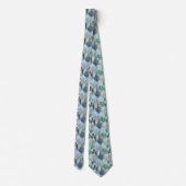 Monogram | Soft Patel Cactus Pattern Stropdas (Achterkant)