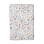 Monogram | Soft roze Waterverf Patroon Badmat (Voorkant Verticaal)