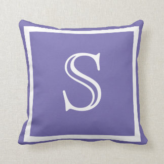 MONOGRAM Solid Paars felle, lichte kussen