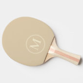 Monogram Solid Sand Dune Kleur Tafeltennisbatje (Zijkant)