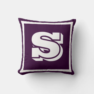 MONOGRAM Solide Violet Douce coussin simple de rai