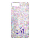 Monogram Sparkle iPhone 7 Plus Coque (Dos)