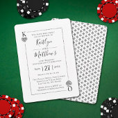 Monogram Spelen Kaart 25e bruiloft Jubileum