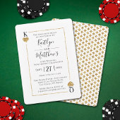 Monogram Spelen Kaart 50ste bruiloft Jubileum