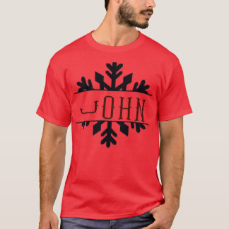 Monogram Splitsen personaliseren John Name Gift fo T-shirt