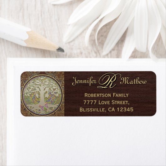 Monogram stamboom etiket (Insitu)