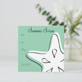 Monogram Starfish Kaart (Staand voorkant)