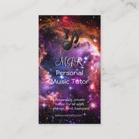 Monogram Starry Wingtip van Small Magellanic Cloud Visitekaartje (Voorkant)