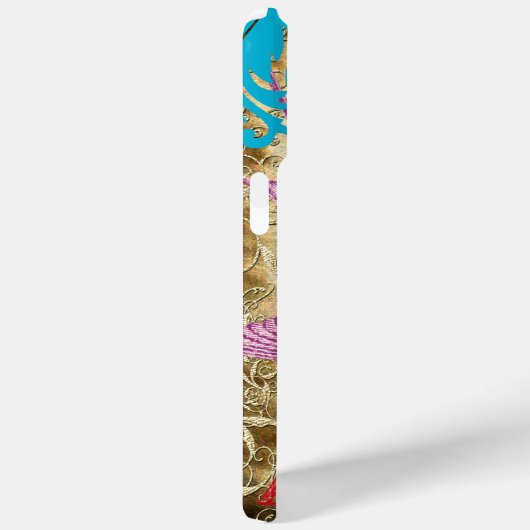 Monogram Steampunk Bird Effiel Tower Chandelier Case-Mate iPhone Case (Achterkant / Rechts)