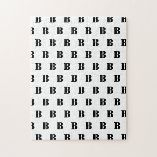 Monogram Stencil Frustratie Legpuzzel (Verticaal)