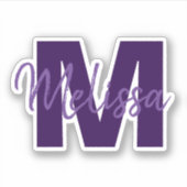 Monogram Sticker (Voorkant)