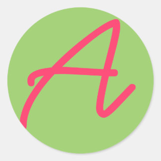 Monogram Sticker