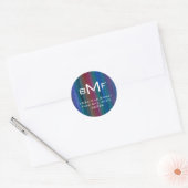 Monogram Sticker Techno Streaks (Envelop)